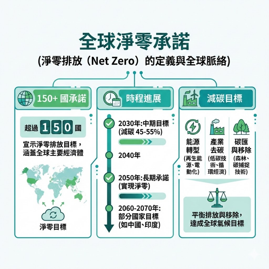 全球淨零承諾
