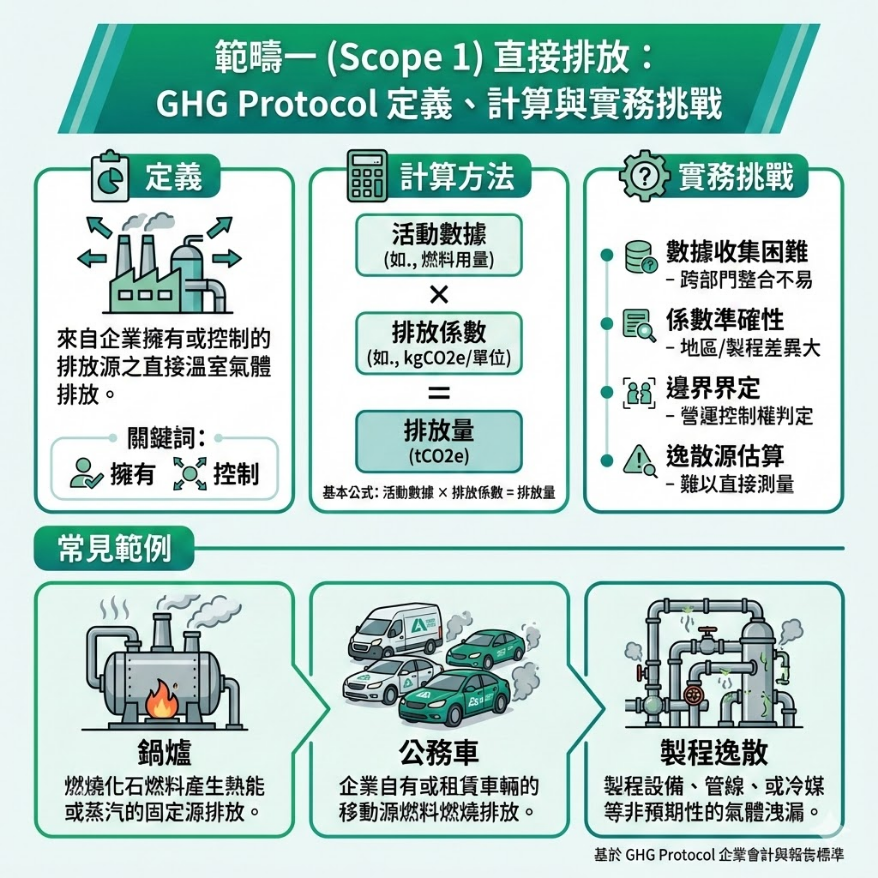 範疇一直接排放