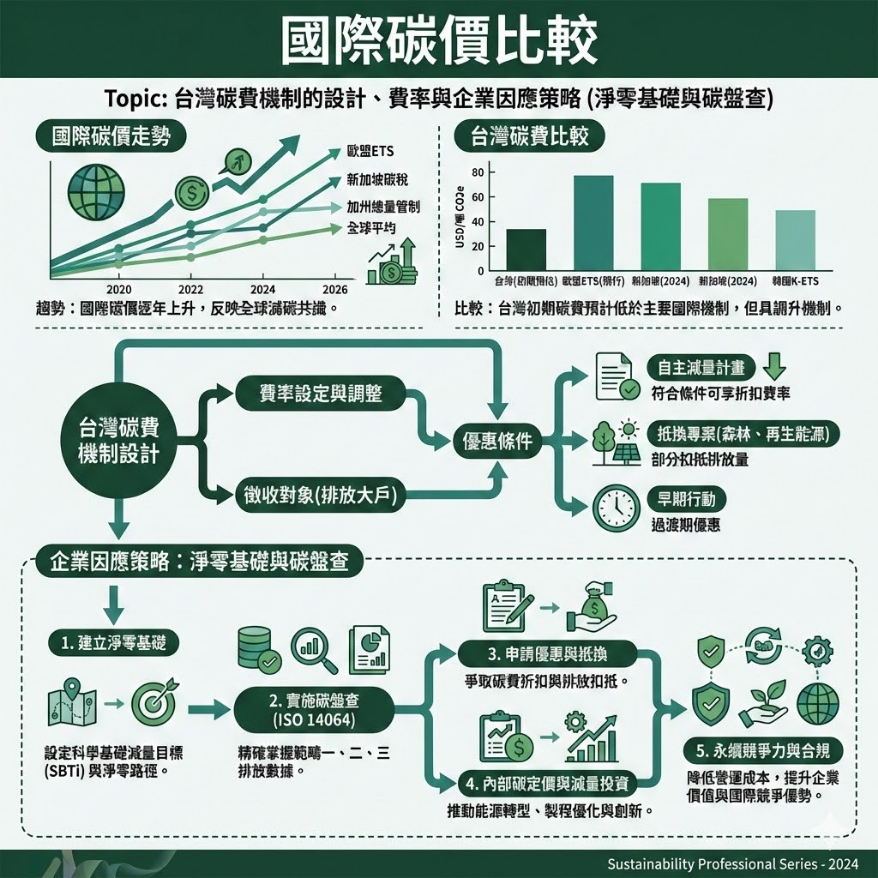 國際碳價比較