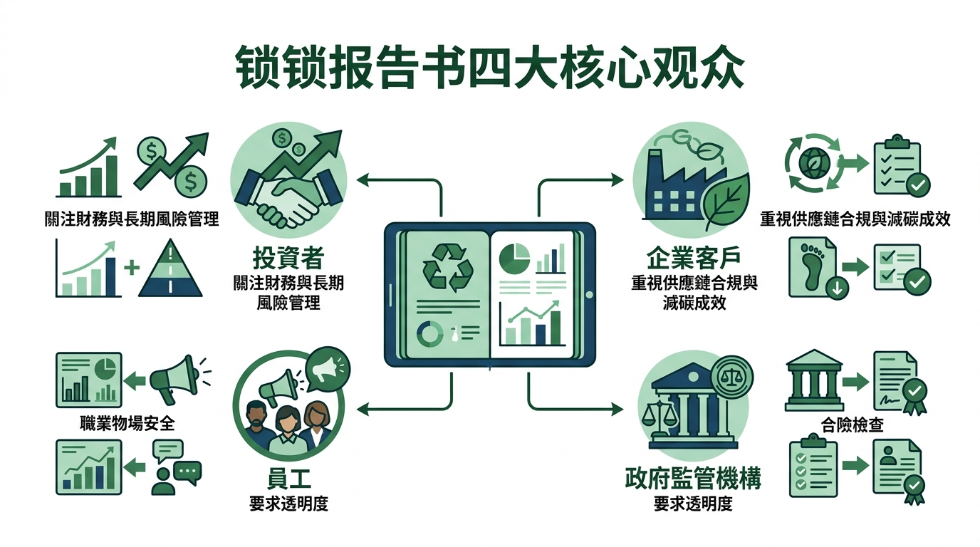 鎖定報告書四大核心受眾