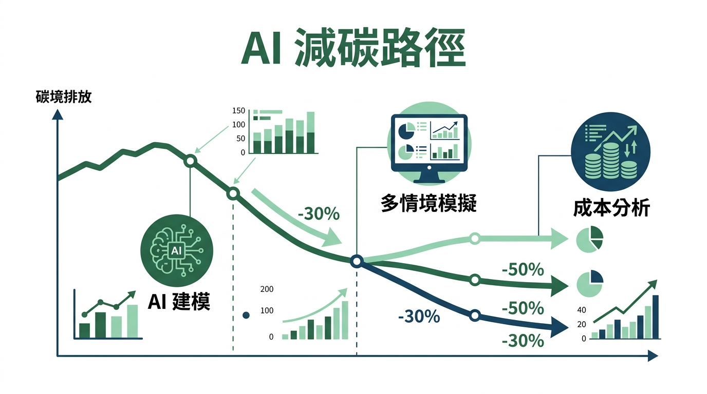 AI 減碳路徑