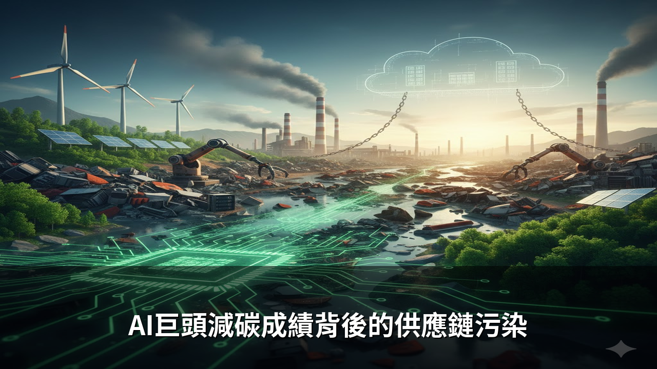 AI巨頭減碳成績背後的供應鏈污染