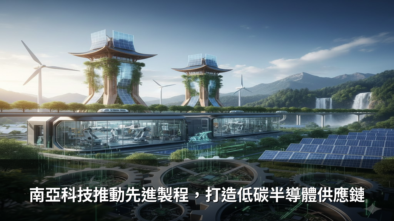 南亞科技推動先進製程，打造低碳半導體供應鏈