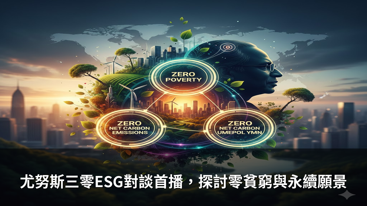尤努斯三零ESG對談首播，探討零貧窮與永續願景