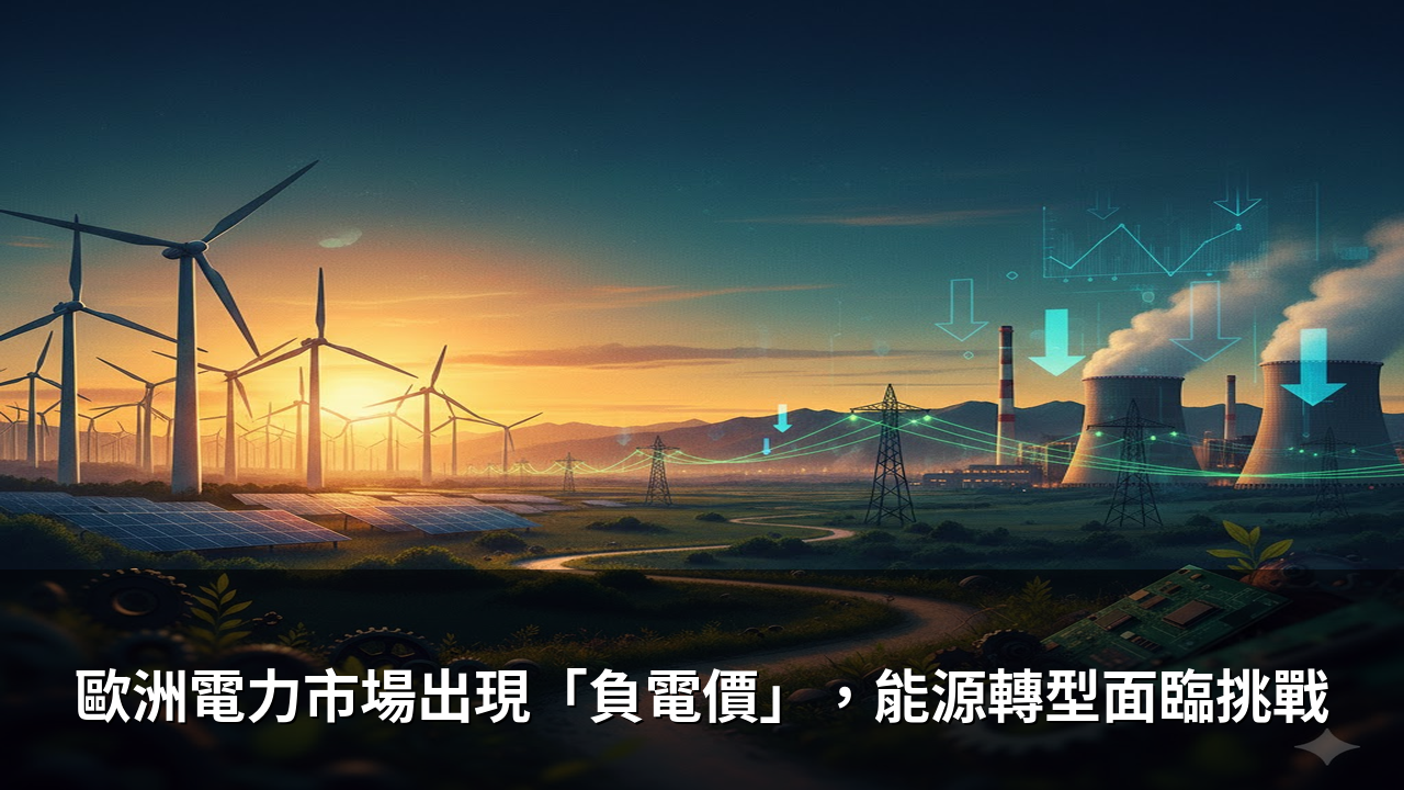 歐洲電力市場出現「負電價」，能源轉型面臨挑戰