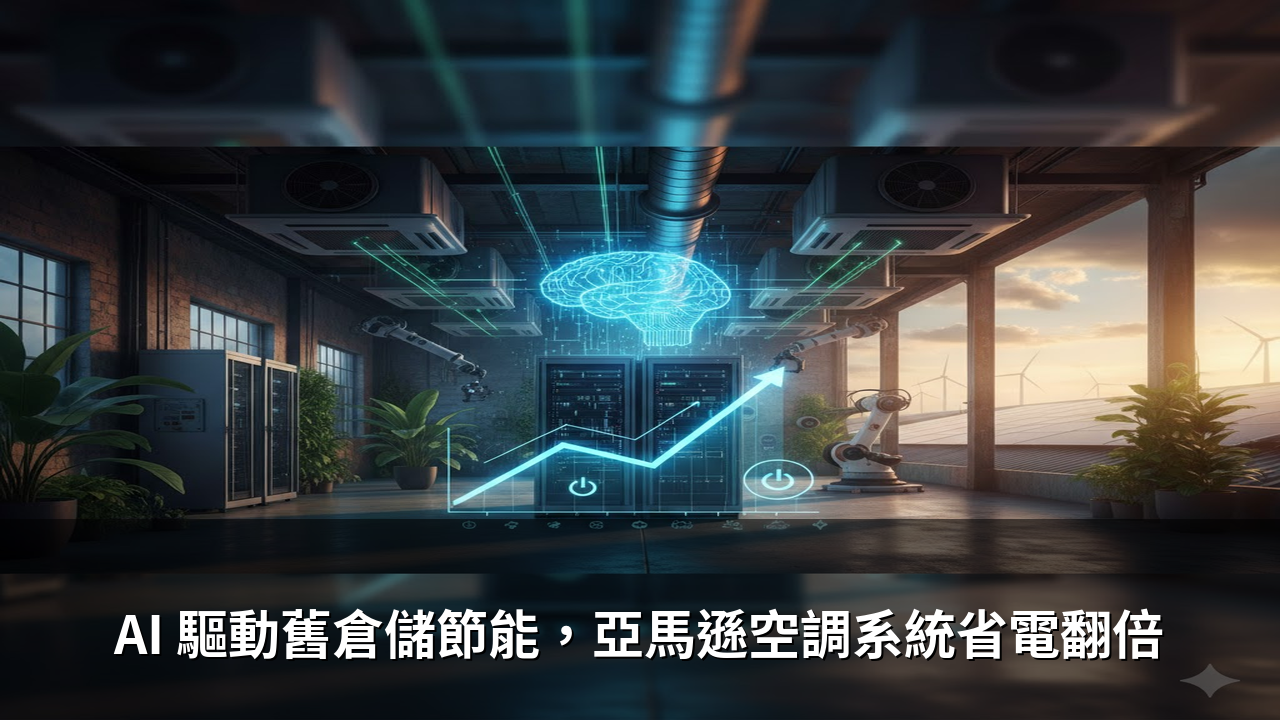 AI 驅動舊倉儲節能，亞馬遜空調系統省電翻倍