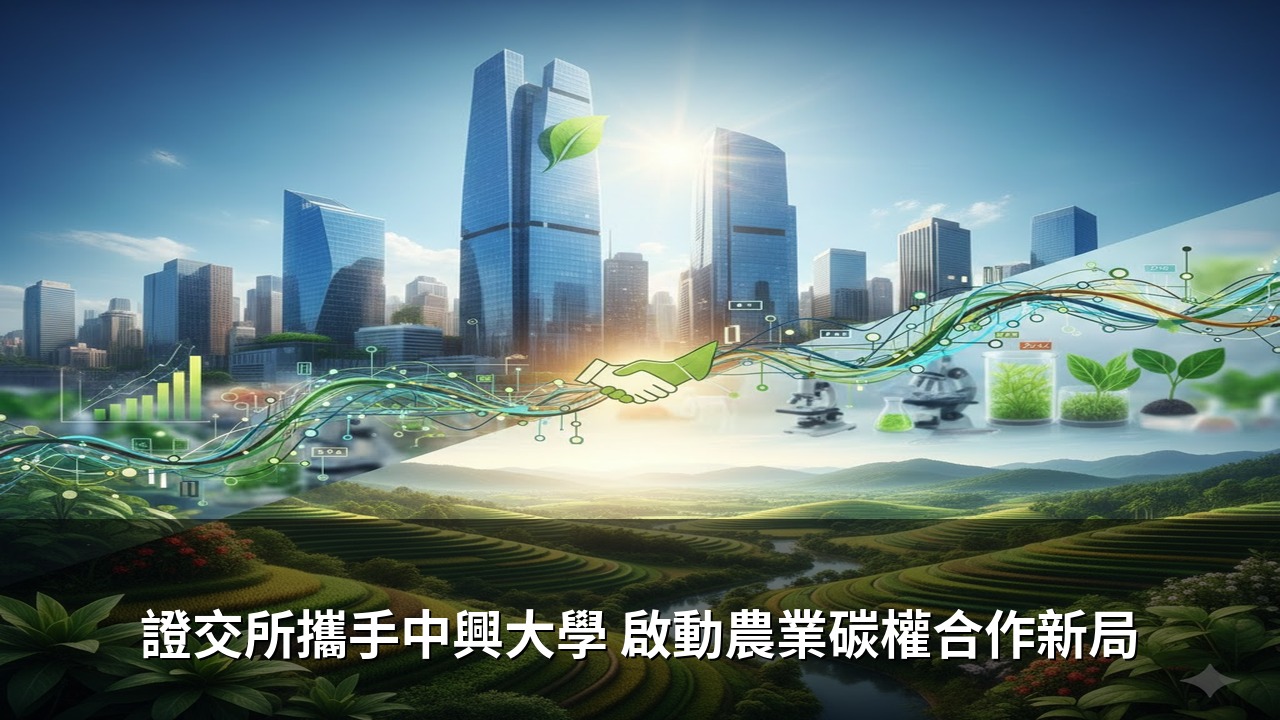 證交所攜手中興大學 啟動農業碳權合作新局