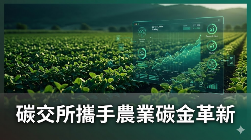 碳交所攜手中興大學 驅動台灣農業碳金價值