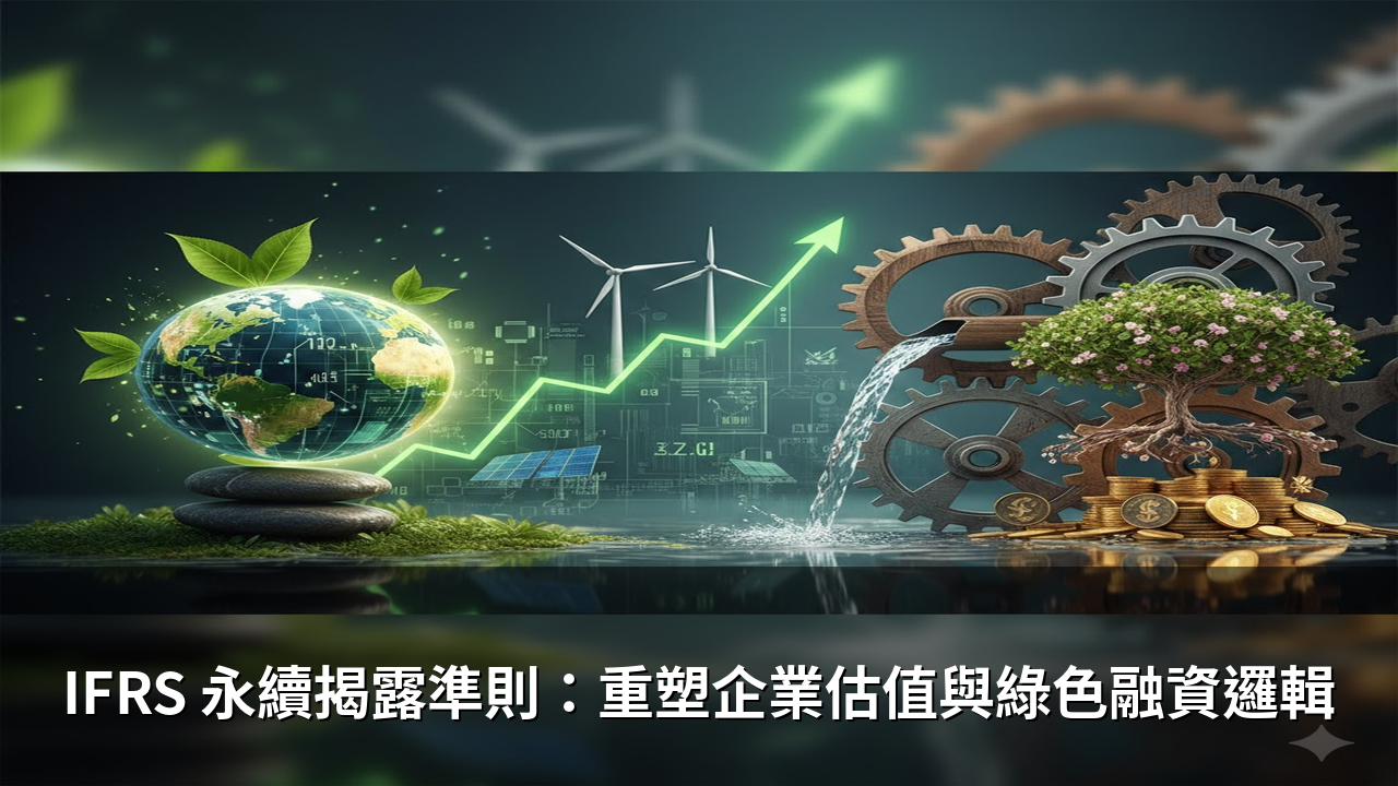 IFRS 永續揭露準則：重塑企業估值與綠色融資邏輯