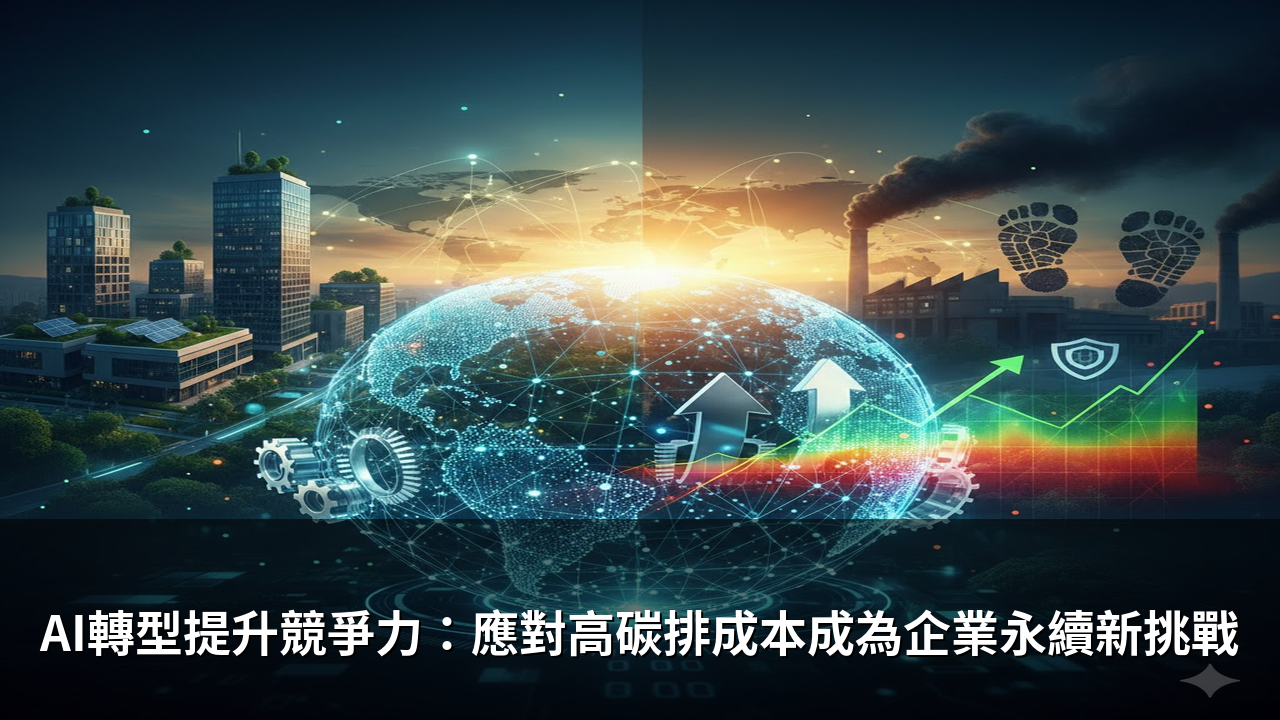 AI轉型提升競爭力：應對高碳排成本成為企業永續新挑戰