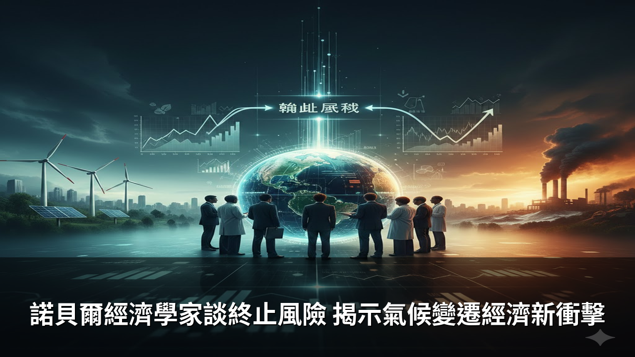諾貝爾經濟學家談終止風險 揭示氣候變遷經濟新衝擊