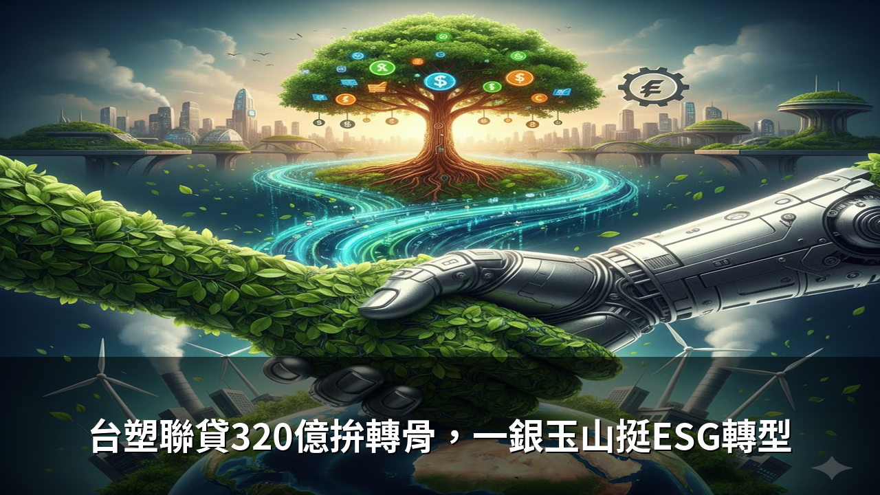 台塑聯貸320億拚轉骨，一銀玉山挺ESG轉型