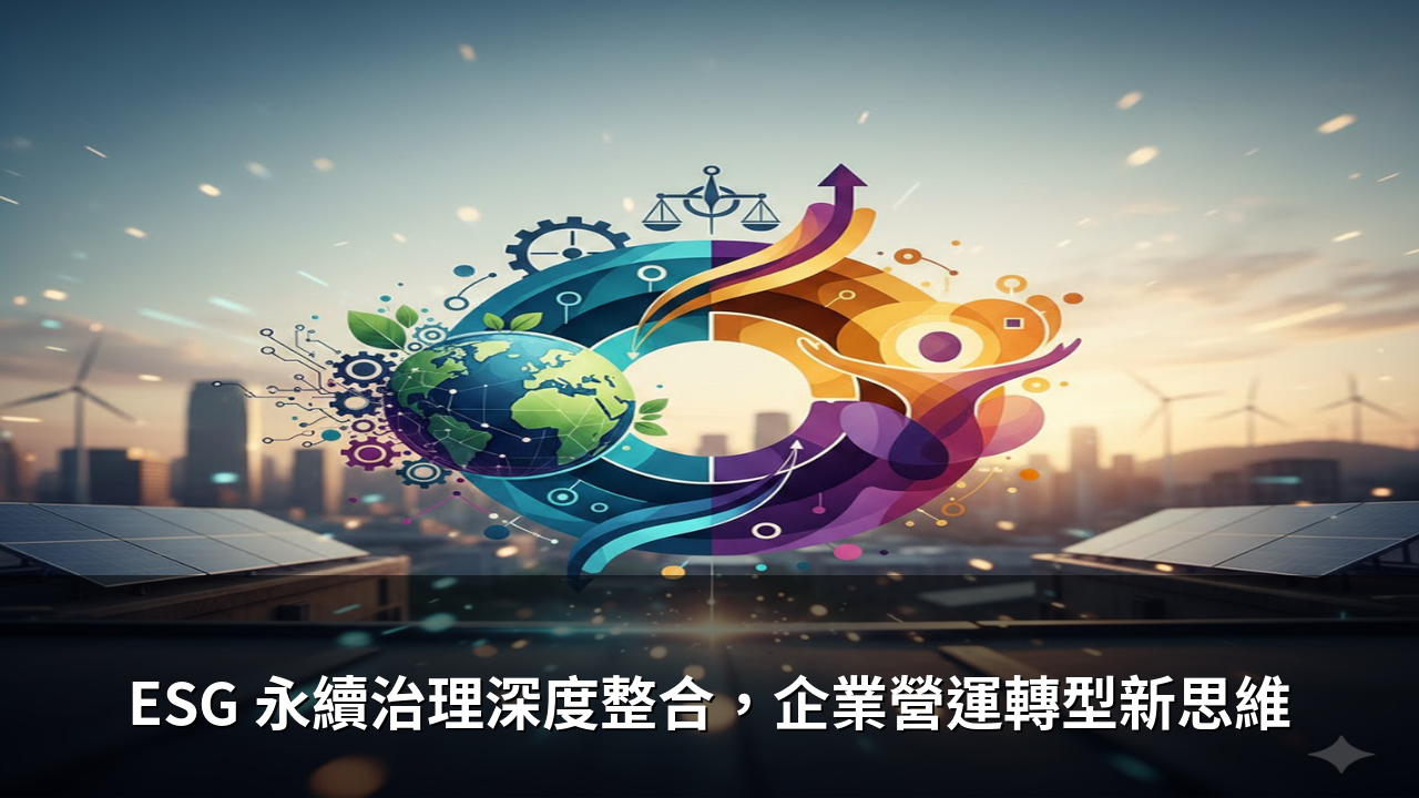 ESG 永續治理深度整合，企業營運轉型新思維