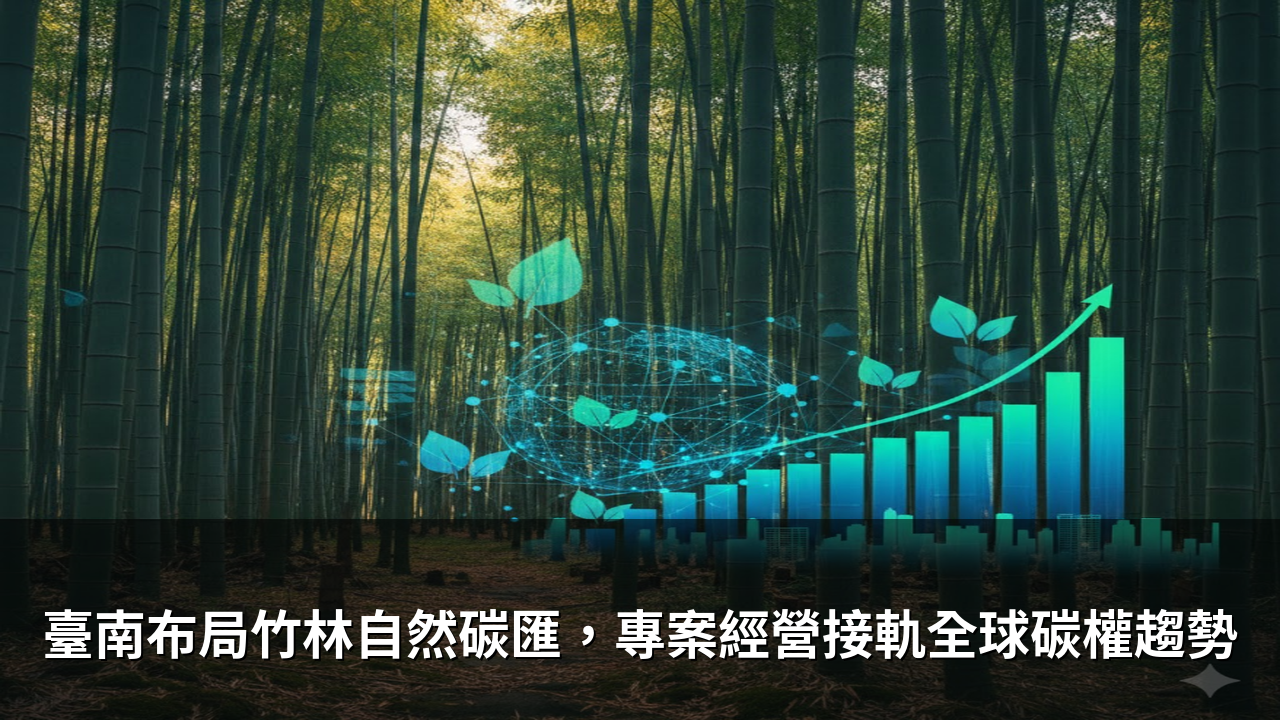臺南布局竹林自然碳匯，專案經營接軌全球碳權趨勢