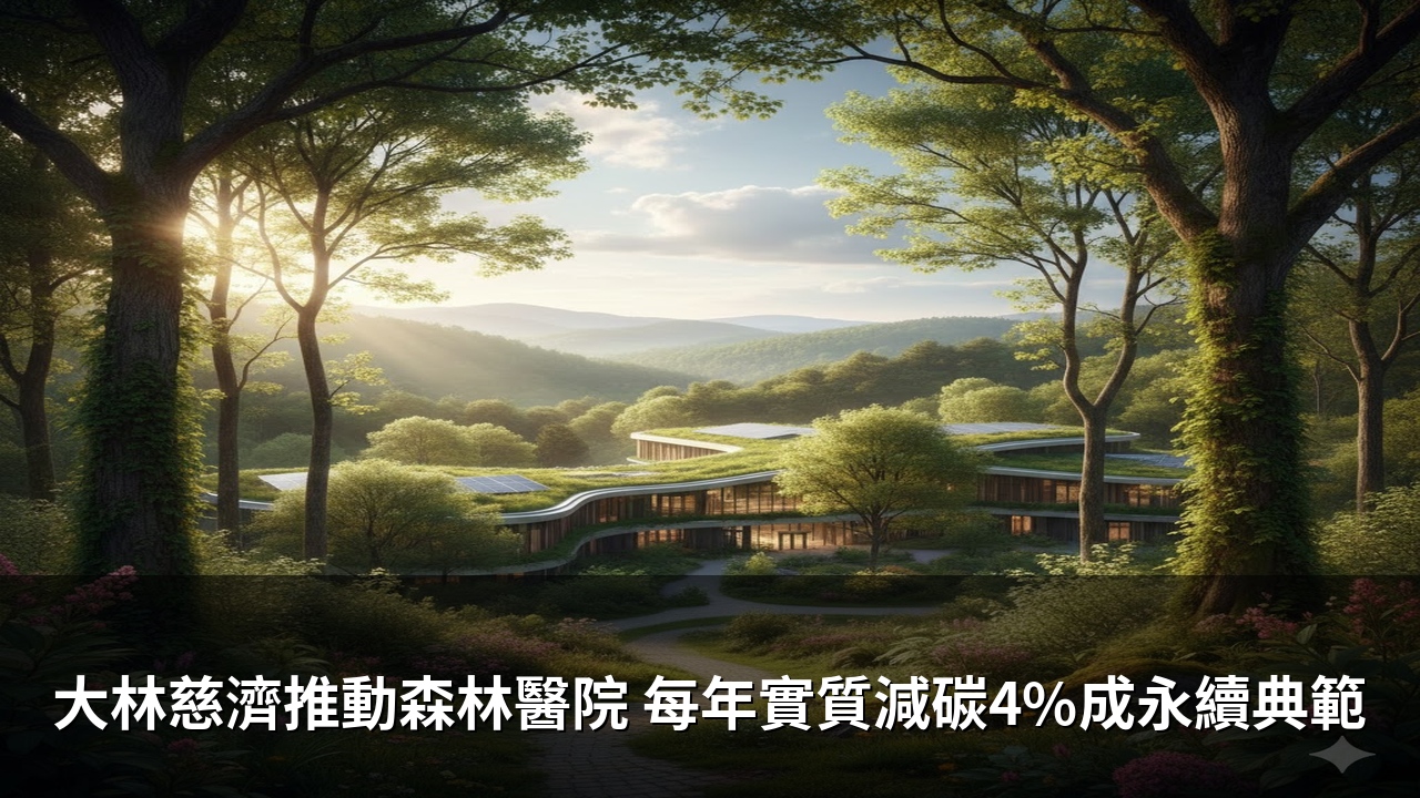 大林慈濟推動森林醫院 每年實質減碳4%成永續典範