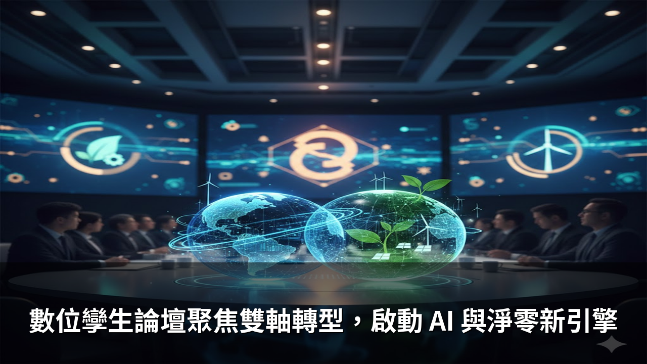 數位孿生論壇聚焦雙軸轉型，啟動 AI 與淨零新引擎