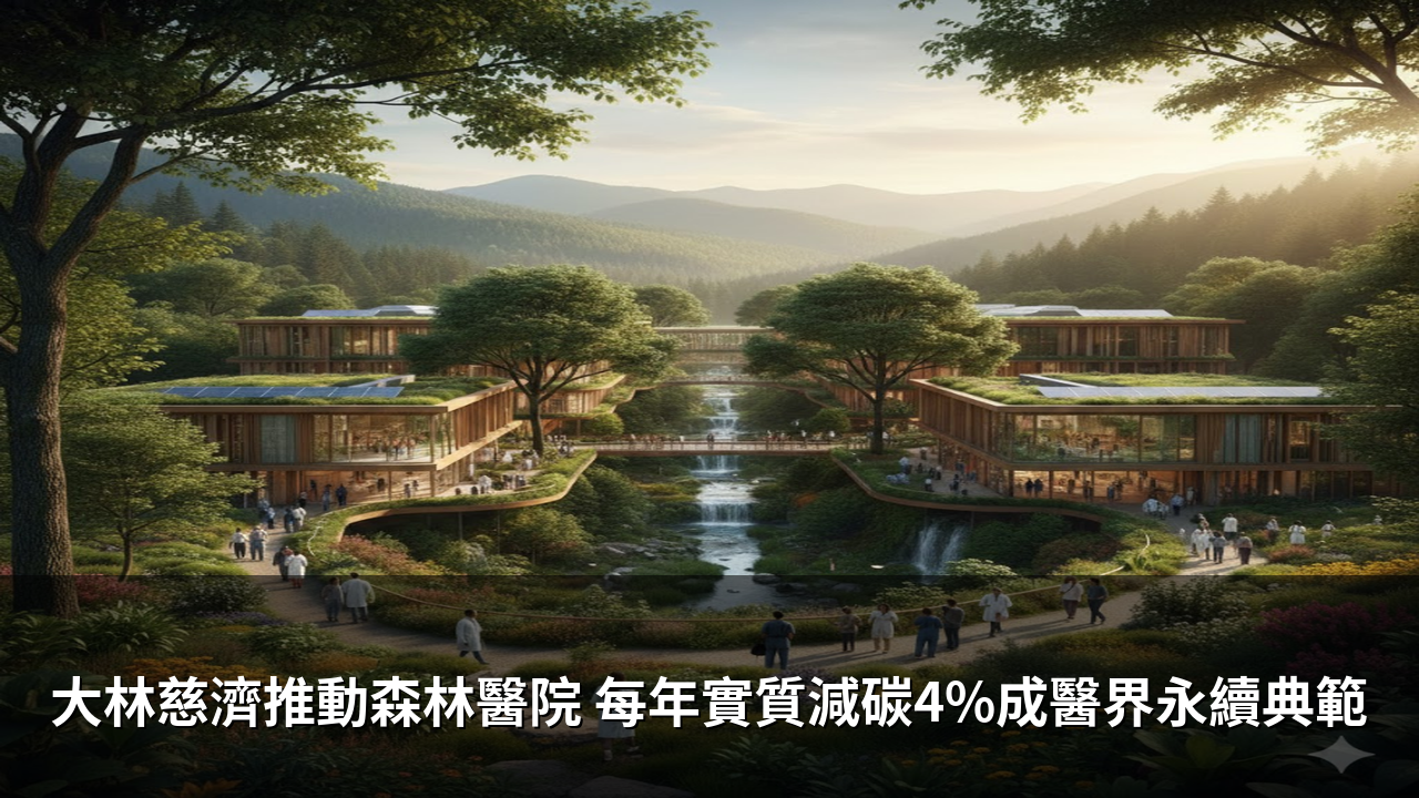 大林慈濟推動森林醫院 每年實質減碳4%成醫界永續典範