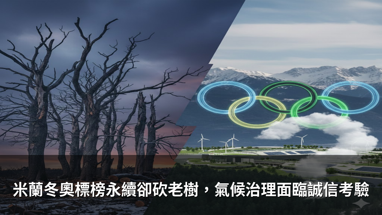 米蘭冬奧標榜永續卻砍老樹，氣候治理面臨誠信考驗