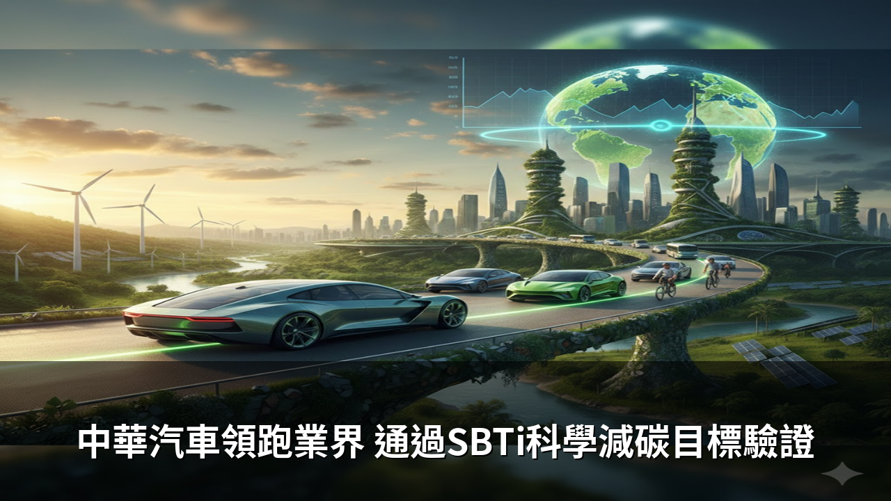 中華汽車領跑業界 通過SBTi科學減碳目標驗證