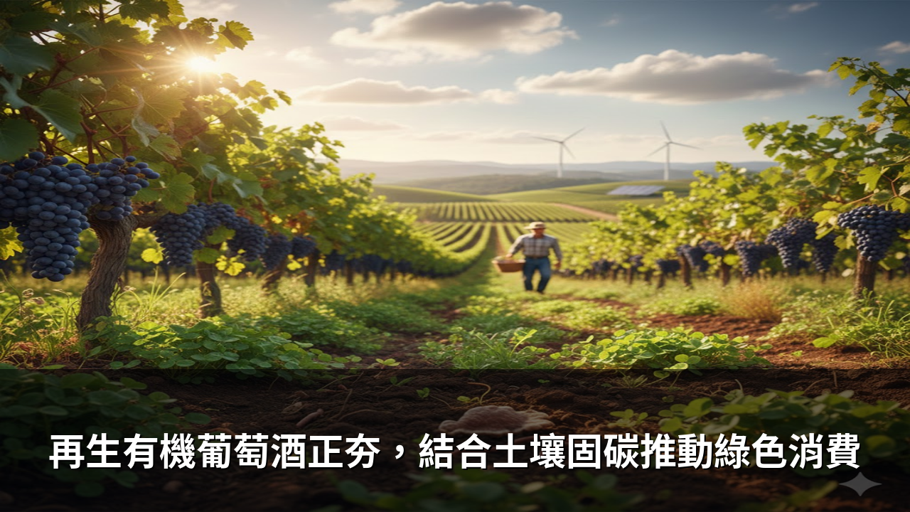再生有機葡萄酒正夯，結合土壤固碳推動綠色消費