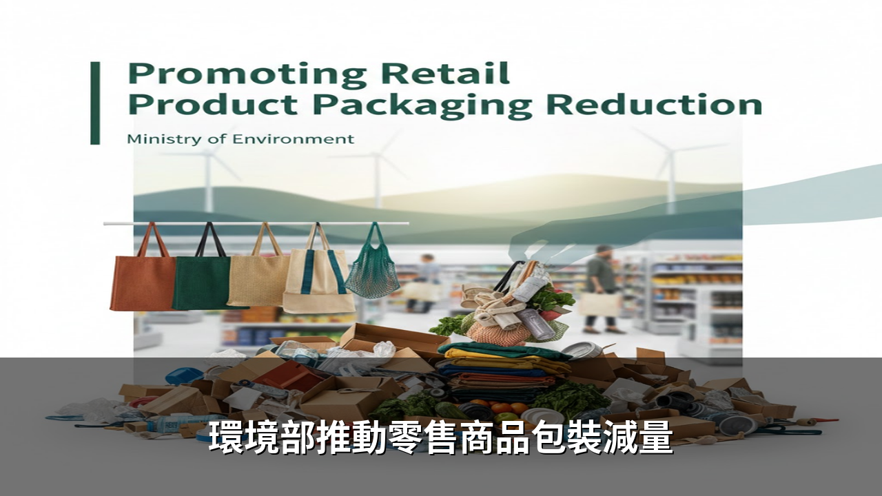 環境部推動零售商品包裝減量