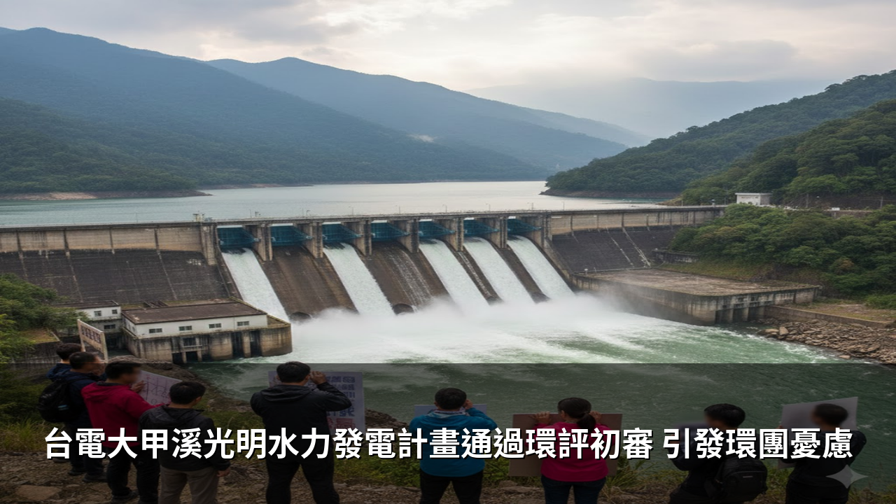 台電大甲溪光明水力發電計畫通過環評初審 引發環團憂慮