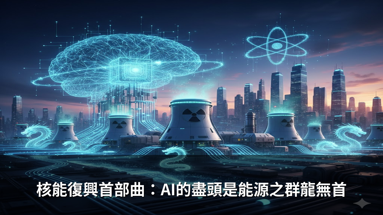 核能復興首部曲：AI的盡頭是能源之群龍無首