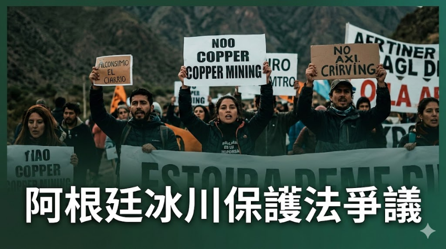 阿根廷開創性的冰川保護法面臨挑戰