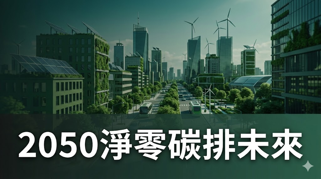 2050淨零碳排重點：減碳策略、各國政策、未來趨勢