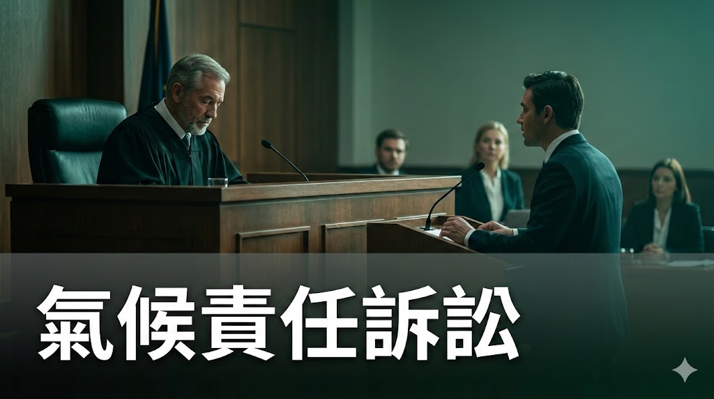 氣候訴訟加劇：企業氣候主張面臨司法審查