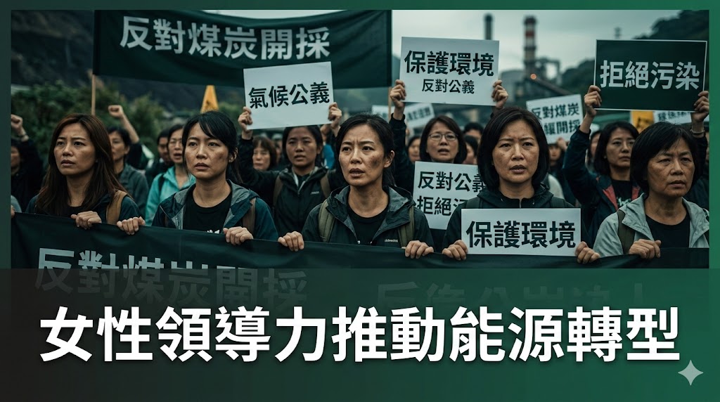 女性領導力是推動全球淘汰化石燃料的關鍵