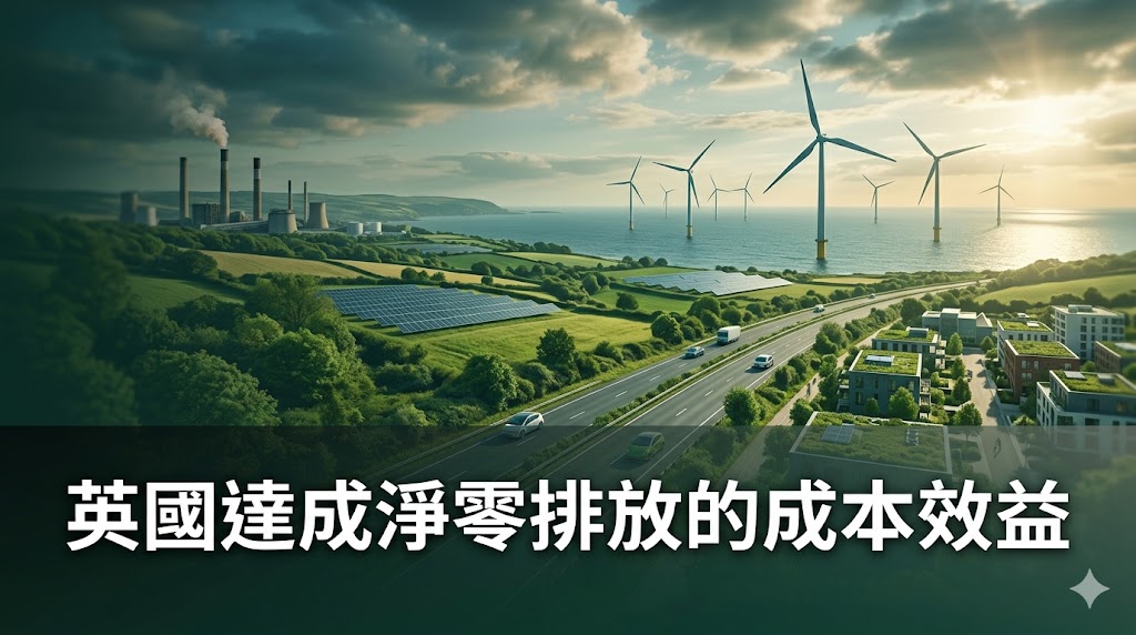英國達成淨零排放比繼續依賴化石燃料更具成本效益