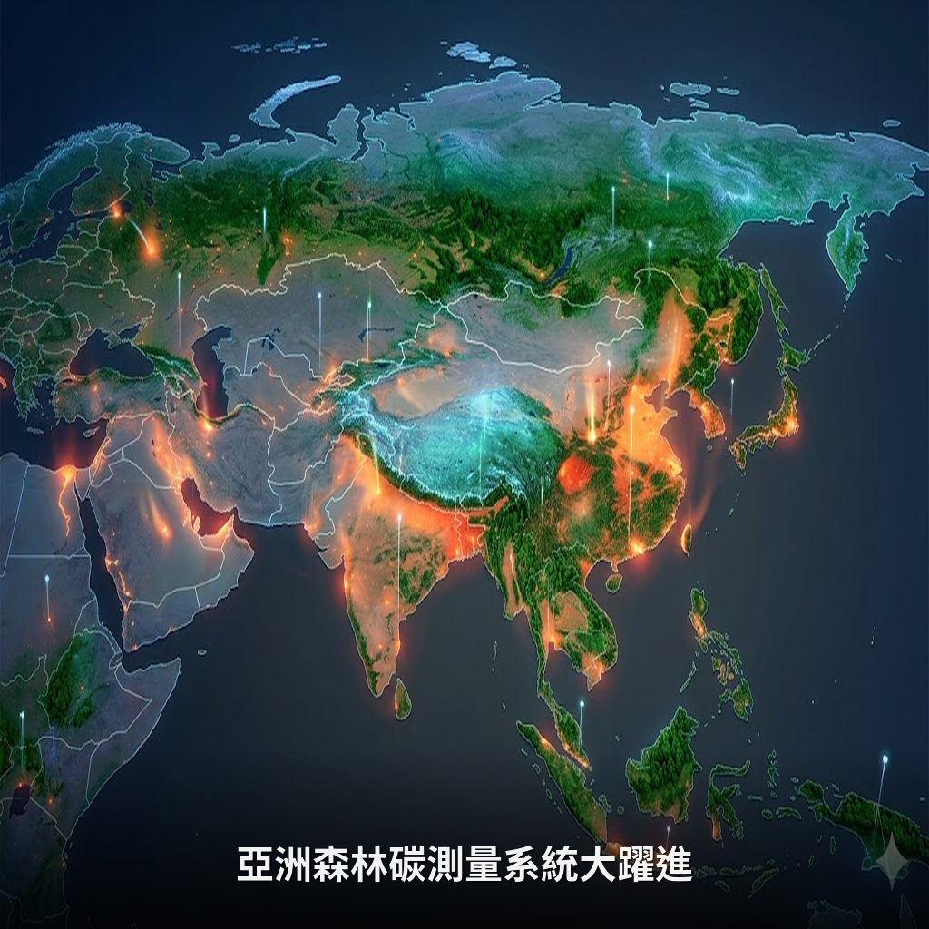 亞洲森林碳測量系統大躍進
