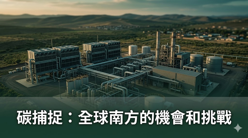 全球南方地區碳捕捉潛力高，但法規空白和融資限制阻礙擴張