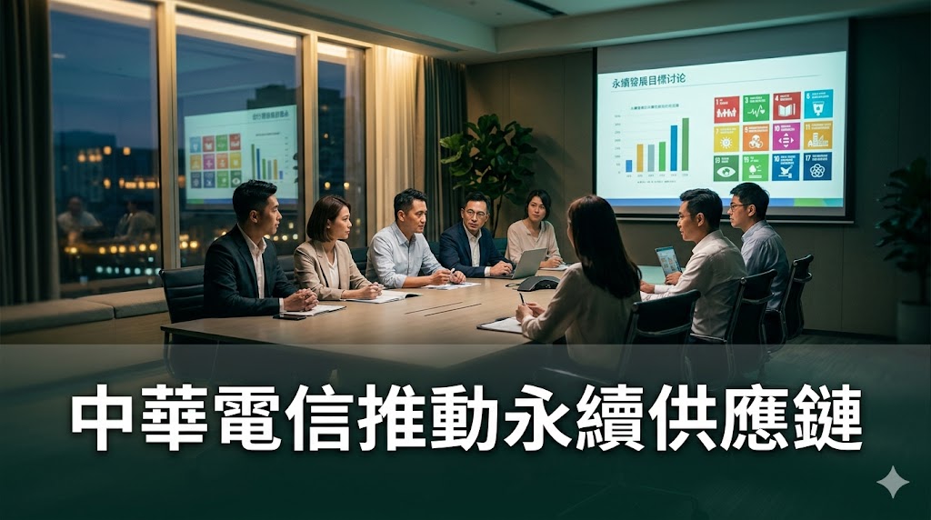 中華電信用AI數位工具推動永續供應鏈