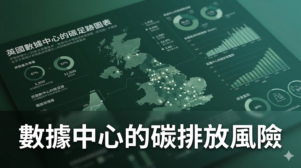 英國數據中心碳排放量可能遠高於預期
