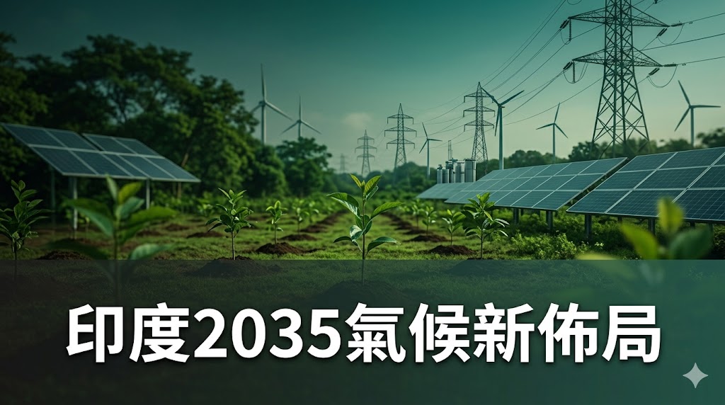 印度2035氣候目標：聚焦降低碳強度與擴大綠電建設