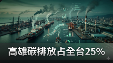 高雄碳排放占全台25%，如何靠碳預算減碳