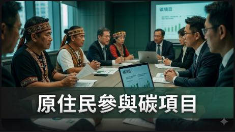 原住民參與碳及乾淨能源項目努力增加