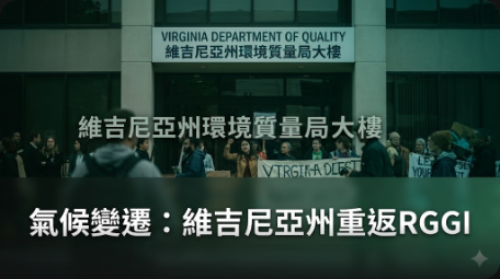 維吉尼亞州發布氣候變遷法規，重返區域電力交易市場