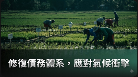 糟糕的債務體系必須被修復以應對未來氣候衝擊