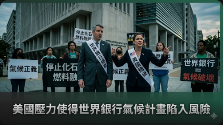 美國壓力使得世界銀行的氣候計畫陷入風險