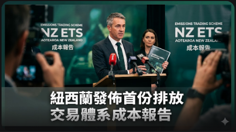紐西蘭發佈首份排放交易體系成本報告