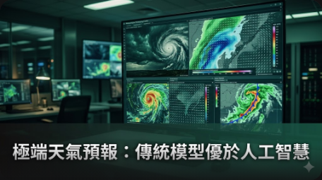傳統模型在極端天氣預報中仍然優於人工智慧