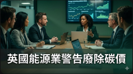 英國能源業警告廢除碳價將帶來高昂成本