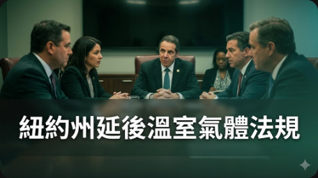 紐約州延後溫室氣體法規至2028年