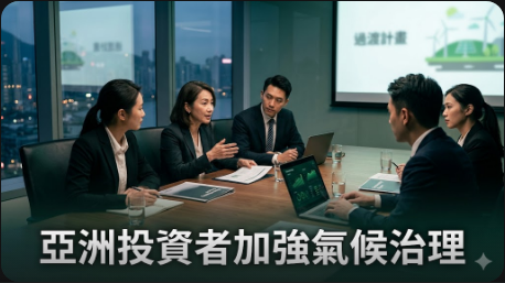 亞洲投資者加強氣候治理，但過渡計畫仍然滯後