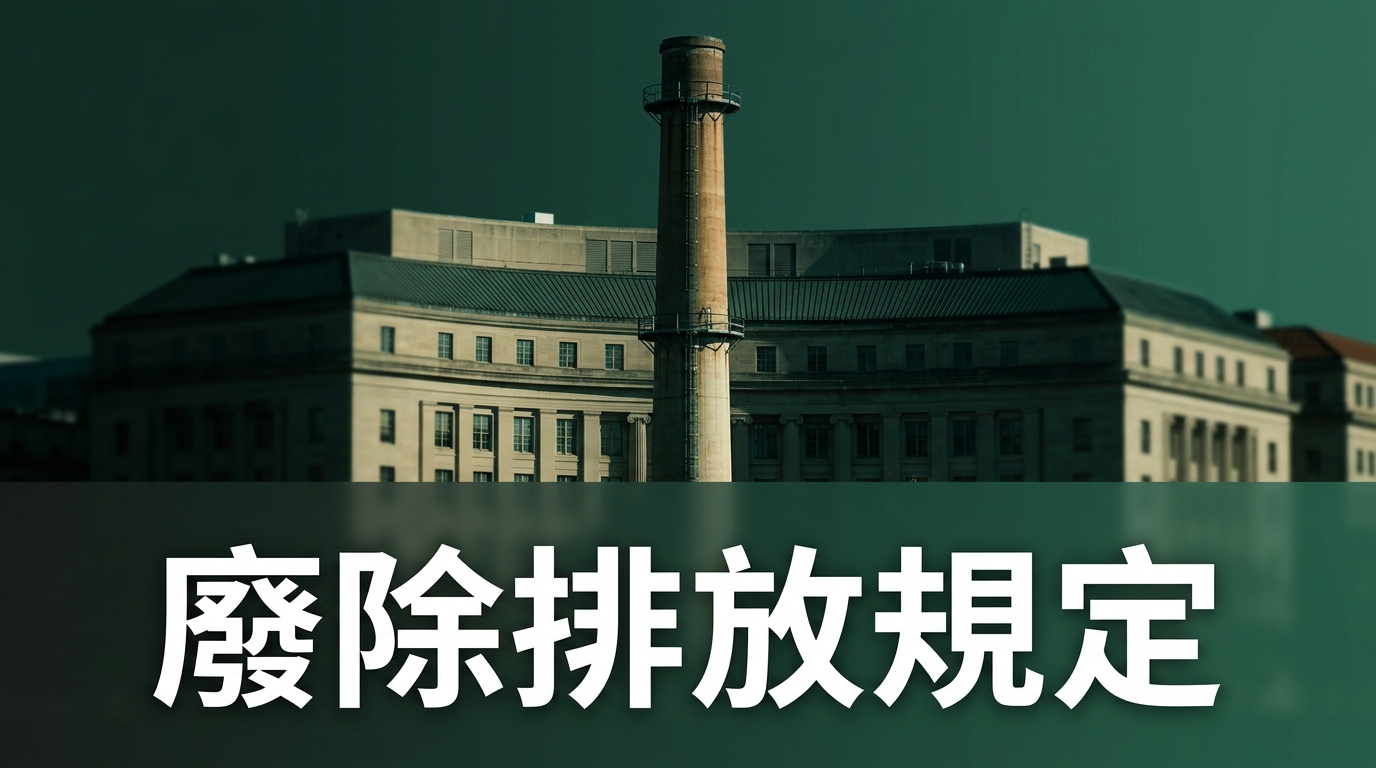 美國環保署提交最終規則廢除發電廠排放規定