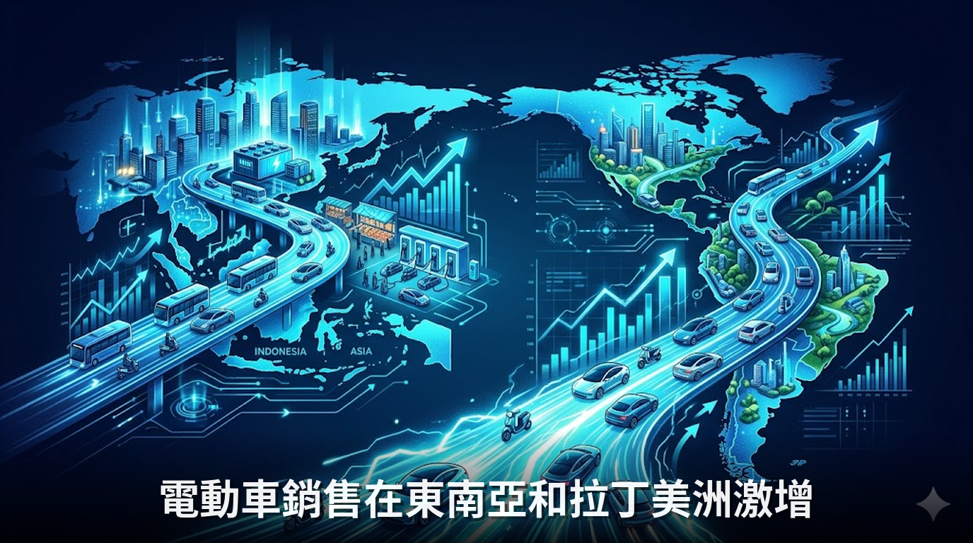 電動車銷售在東南亞和拉丁美洲激增
