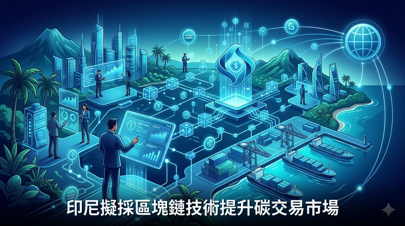 印尼擬採區塊鏈技術提升碳交易市場